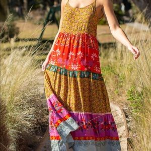 NATURAL LIFE salma maxi dress NWT